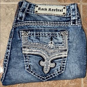 Rock revival Capri jeans